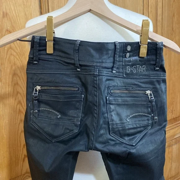 G-star Waxed denim jeans